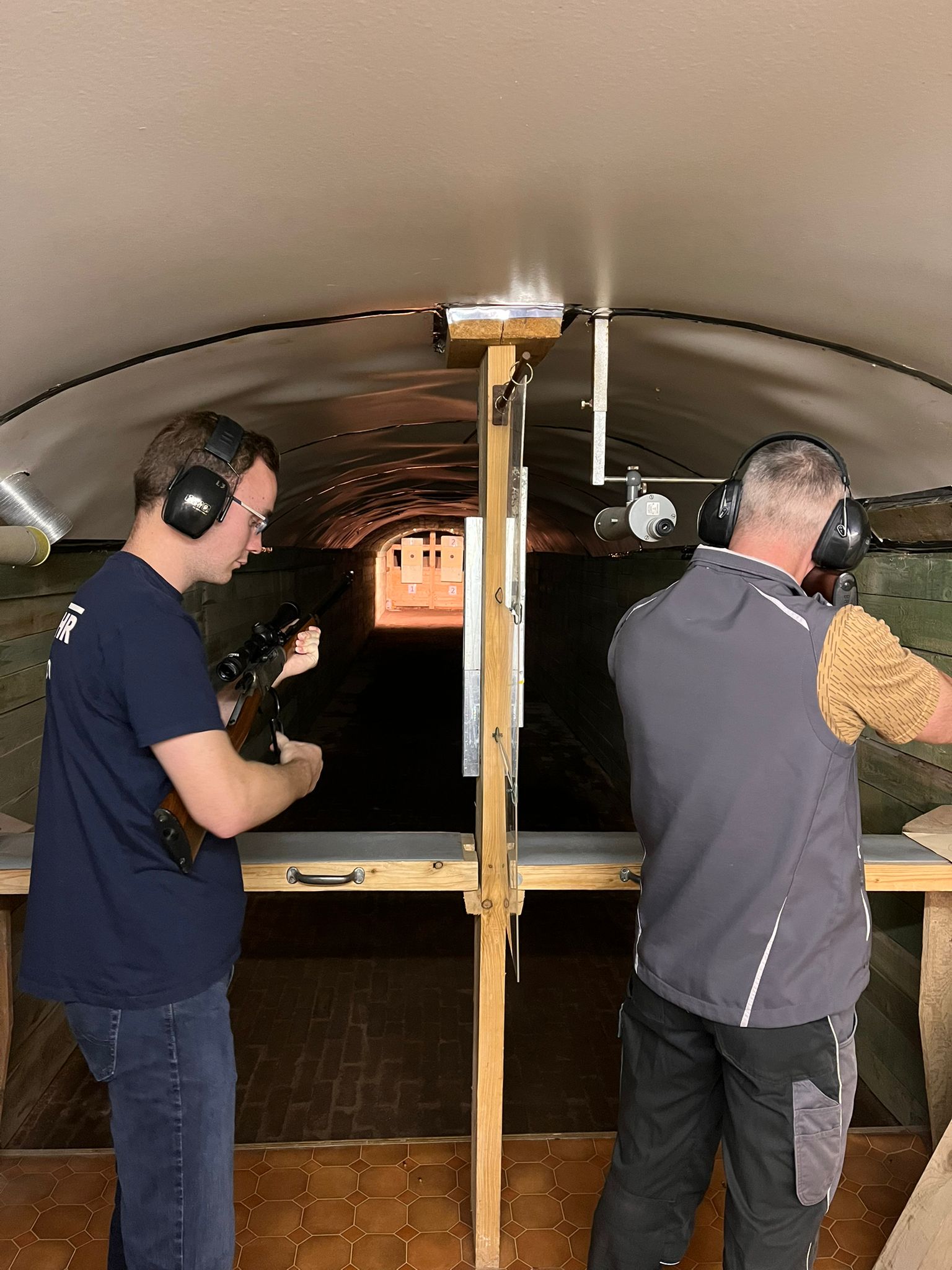 Schießanlage Innenansicht